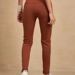 color capital Solid Women Brown Tights image 3
