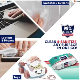 neko Germ Protection Wipes for Multi-surfaces | Large (200 mm X 200 mm) - Lid Pack image 3