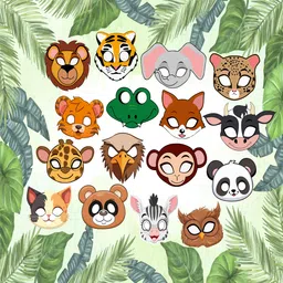 xzotic Animal Masks Animal Costume Party with Different Animal Face for Kids Party Mask Party Mask-picture-11