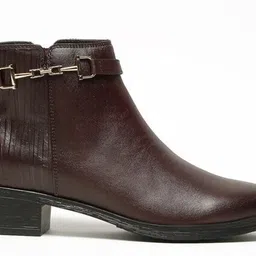 teakwood leathers Women's Brown Chelsea Boots Slip On For Women image 4