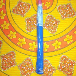 mukta collection Polyester Infants Washable Stick Baby Mosquito Net Blue Mosquito Net image 4