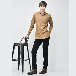 fausto High Ankle Fashion Trend Classic Zipper Boots For Men image 3