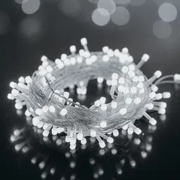 mprow 34 LEDs 10 m White Steady String Rice Lights-picture-47