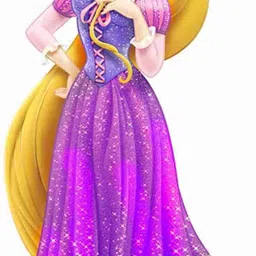 skyolla 59 cm Rapunzel Wall Sticker – Self Adhesive Vinyl Décor for Kids’ Room, Nursery Room Self Adhesive Sticker image 1