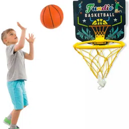 fundio Adjustable Height Basketball Set for Kids Basketball Ring image 4