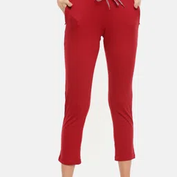 dollar missy Women Solid Maroon Track Pants-picture-13