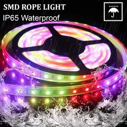 peafowl wholesale 1200 LEDs 5 m Multicolor Steady, Color Changing, Flickering Strip Rice Lights image 2