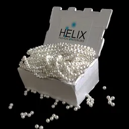 hglass 6mm White 500Pcs Pearl Bead For Home Decoration,Making Dresses image 1