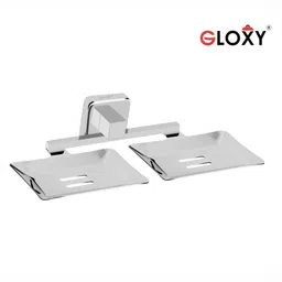 Self Adhesive Stainless Steel Soap Dish Holder for Kitchen & Bathroom 10 inch 1 Bar Towel Rod-image-25