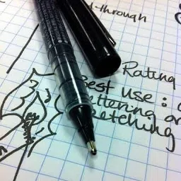 ohto Fude Ball Bio Roller Pen 1.5mm Red & Green color Waterproof/Fadeproof Pigmented Gel Pen image 5