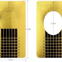 ranore Best 500Pcs Self-adhesive Nail Art Extension Guide Forms For Acrylic UV Gel Tips image 3