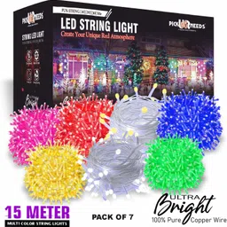 pick ur needs 40 LEDs 15 m Blue, Yellow, White, Pink, Green, Red, Beige Flickering String Rice Lights-picture-29