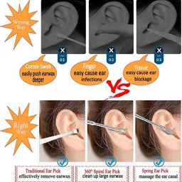 nigrifix 6-in-1 Ear Wax Cleaner - Resuable Ear Cleaning Tools image 5
