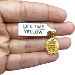 RAM PENDANT WITH MICRO GOLD PLATED Gold-plated Brass Pendant-image-0