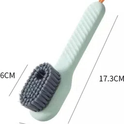 HM EVOTEK Multifunctional Soft Brush with Liquid Dispenser for Cleaning, Sink, Shoes Shoe Care Kit image 2