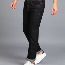 urbano fashion Men Regular Mid Rise Dark Blue Jeans image 2