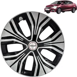 Ciaz Signature Silver Black 15 INCH Wheel Cover For Maruti Ciaz-image-62