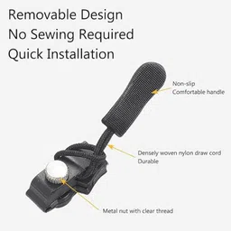 magnique Instant Zipper Repair Kit, Universal Zipper Slider Replacement Zipper Pull image 2