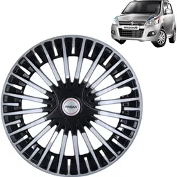 prigan Wagon R VXI Acura Black Silver 14 INCH Wheel Cover For Maruti Wagon R VXI-picture-26