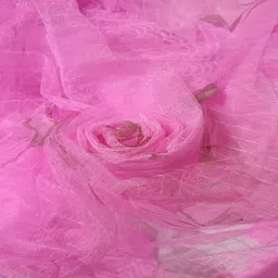 bitefree Cotton Adults Washable Flower Printed Pink Color (6x7) Mosquito Net image 3