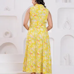 kirnya Viscose Rayon Stitched Flared/A-line Gown image 2