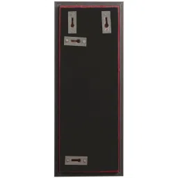 clasicraft Red & Brown Beads Raw Silk Framed Wall Art image 5