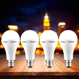 clairbell Emergency 12W Inverter LED Bulb with 2000mAh Rechargeable Battery Pack of 4 S290 4 hrs Bulb Emergency Light-picture-37