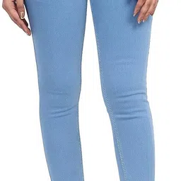 sammed trading Women Skinny Mid Rise Blue Jeans-picture-14