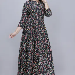 armaa Women Gown Black Maxi/Full Length Dress image 3