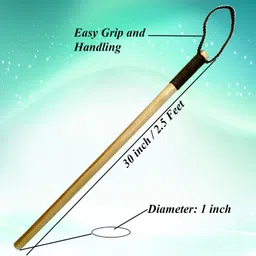 jainsons pet products Dog Training Wooden Stick Length 30 inch/ 2.5 Feet, Useful for Walking & Traning Wooden Stick, Training Aid For Dog image 2