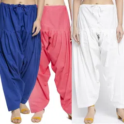 swastik stuffs Cotton Solid Patiala image 1