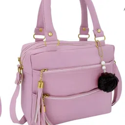 aaraals collection Pink Women Sling Bag POM pink image 2