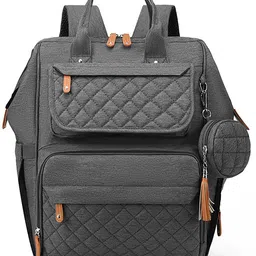 house of quirk Baby Diaper Bag Maternity Backpack Quilted Diaper Bag-picture-12
