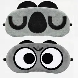 juzzii Super Soft & Smooth Eye Mask for Men Women Girls Boys Kids - White Eye Mask R.Model No.28-30-picture-14