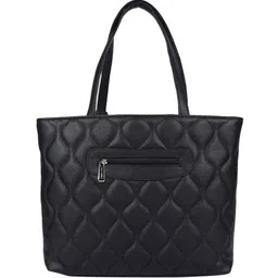 MINI WESST Women Textured Structured Shoulder Bag With Pouch image 2