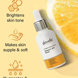 Aryanveda Glowelle Vitamin C Face Serum With Orange & Witch Hazel For Brighter Skin - 30ml image 2