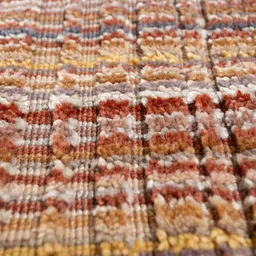 jaipur rugs Red Solid Wool and Viscose 6 ft X 9 ft Hand Woven Carpet image 4