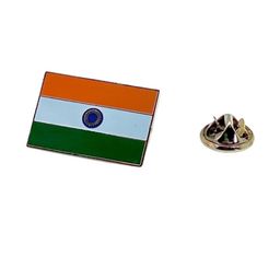 The Tie Hub Indian Flag Design Lapel Pin Brooch-picture-35