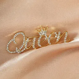 SYGA Crystal Rhinestone Studded Queen-Charm Brooch-picture-45