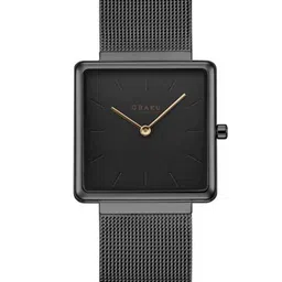Obaku Women Black Analogue Square Dial Watch-picture-40