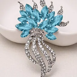 Mahi Women Crystal-Studded Brooch-picture-36