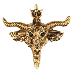 The Tie Hub Men Goat Skull Lapel Pin image 3