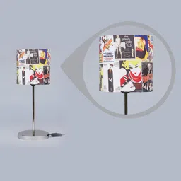 Multicolour Cotton Table Lamp by Green Girgit image 5