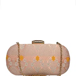 ARTKLIM Embroidered Box Clutch image 2