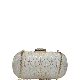 ARTKLIM Embroidered Box Clutch image 2