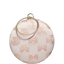 ARTKLIM Embroidered Embellished Box Clutch image 2