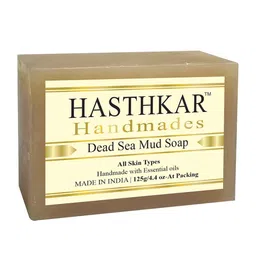Hasthkar Set of 3 Handmades Glycerine Dead Sea Mud Soap 125gm Each image 3