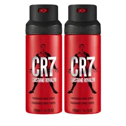 CRISTIANO RONALDO Men Set Of 2 CR7 Body Spray - 150ml Each image 2