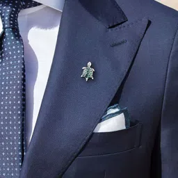 The Tie Hub Men Turtle Lapel Pin Brooch image 2