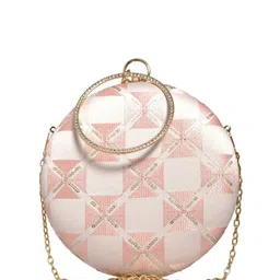 ARTKLIM Embroidered Embellished Box Clutch image 4